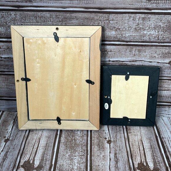 Lot of 2 PJ Rankin Hults Folk Art Print Framed Paper Snowman Picture Frames - Picture 2 of 4